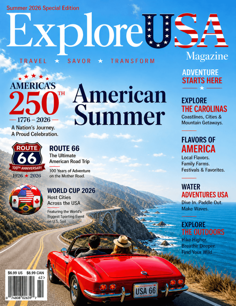 Explore USA Magazine: Summer 2026 cover
