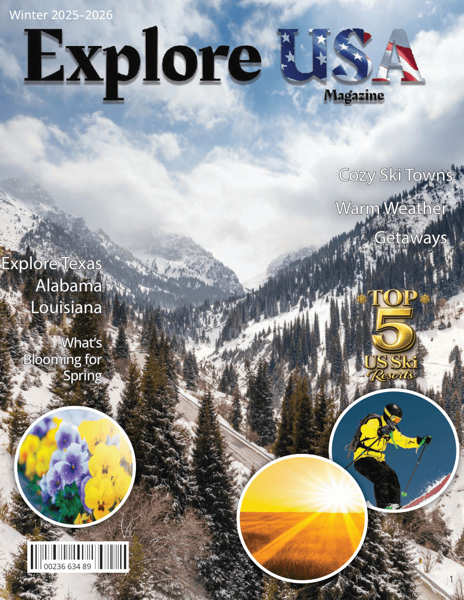 Explore USA Magazine: Winter 2025-2026 cover